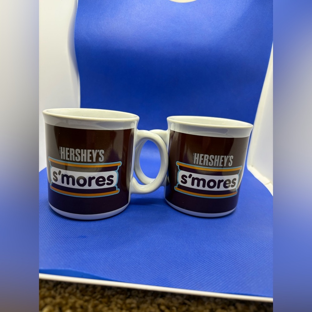 Hershey’s S’mores Coffee Mugs Set of 2 Official Licensed Ceramic Cups